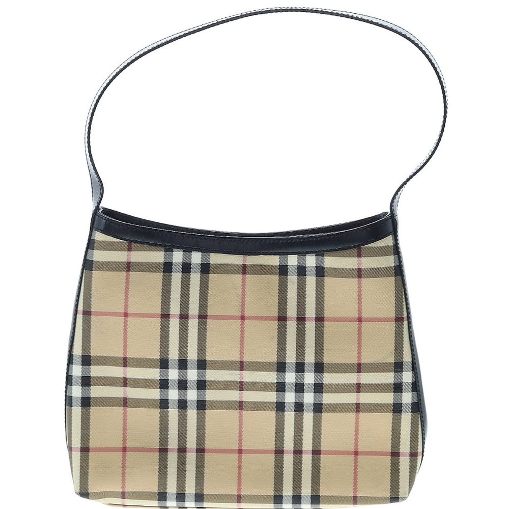 Burberry Tan and Black Check Bags with Iconic Design